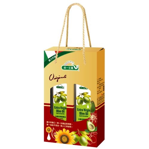 經典油品禮盒-冷壓初榨橄欖油2入