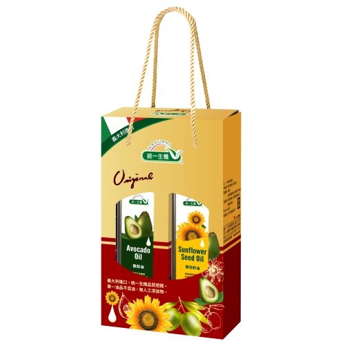 經典油品禮盒-酪梨油+葵花籽油